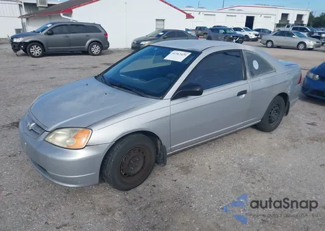 2003 Honda Civic Dx z USA, uszkodzony, nr VIN 1HGEM21243L009861